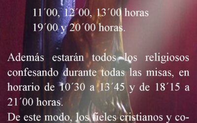 MIÉRCOLES DE CENIZA EN EL SANTO ÁNGEL