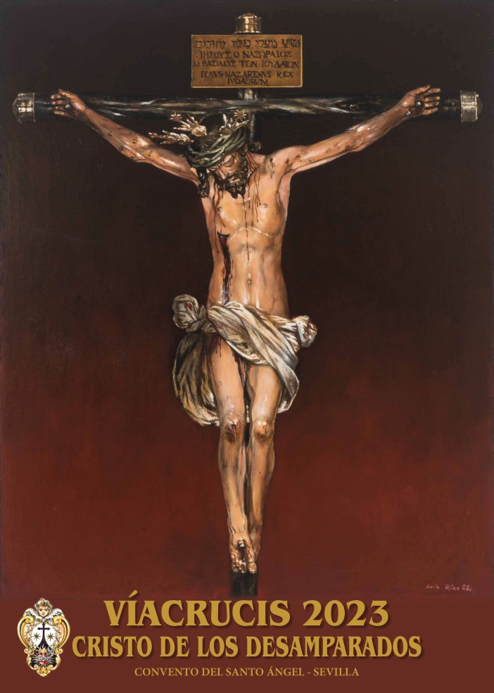 cartel via crucis 2023 cristo desamparados