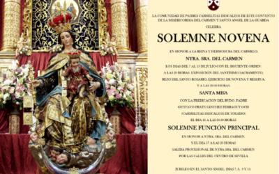 SOLEMNE NOVENA EN HONOR A NUESTRA SEÑORA DEL CARMEN